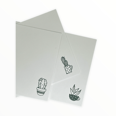 Cactus Letterpress Notecard Set - The Paper Drawer