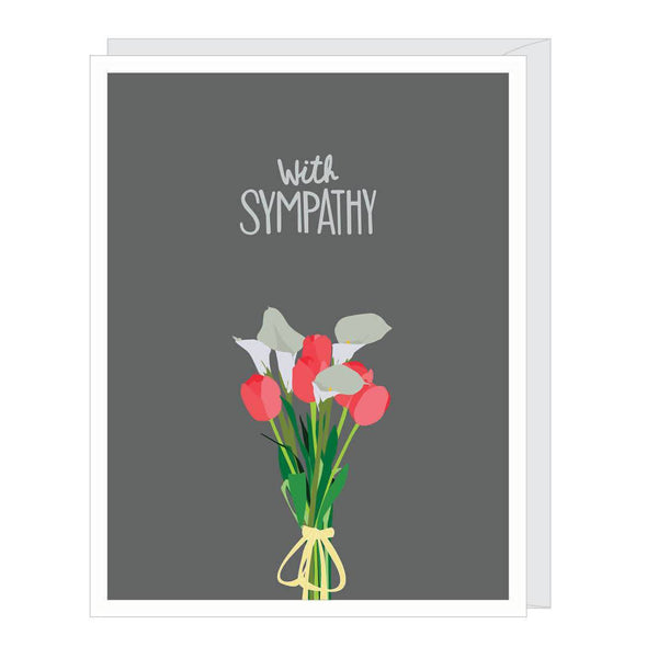 Lily & Tulip Sympathy Card - The Paper Drawer