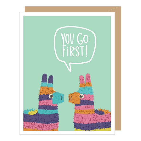Piñata You Go First Birthday Card - The Paper Drawer