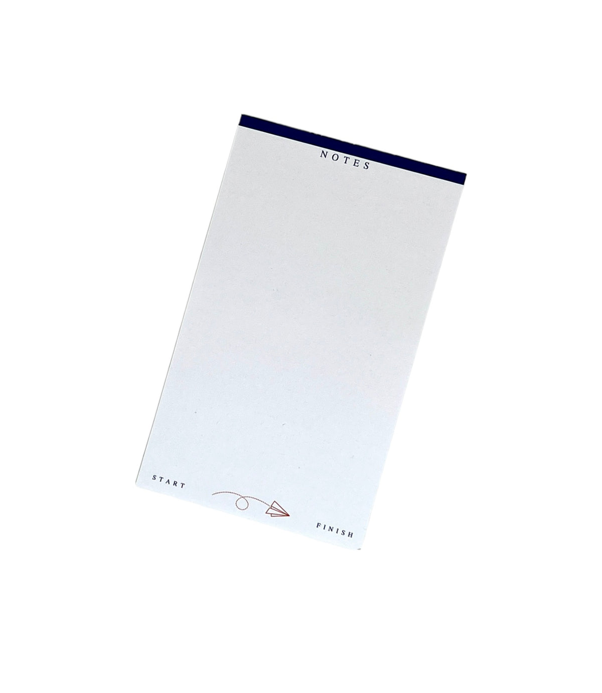 Blue Line Bookmarks in use inside an open book, navy blue ink on matte cardstock