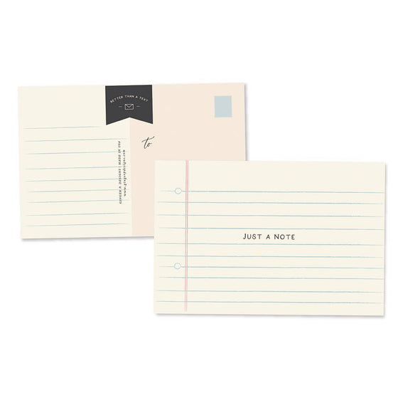 Just a Note Postcards - The Paper Drawer