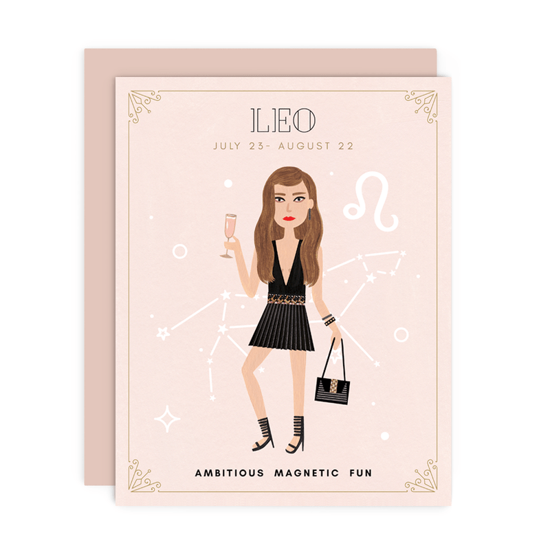 Leo Zodiac Babe - The Paper Drawer