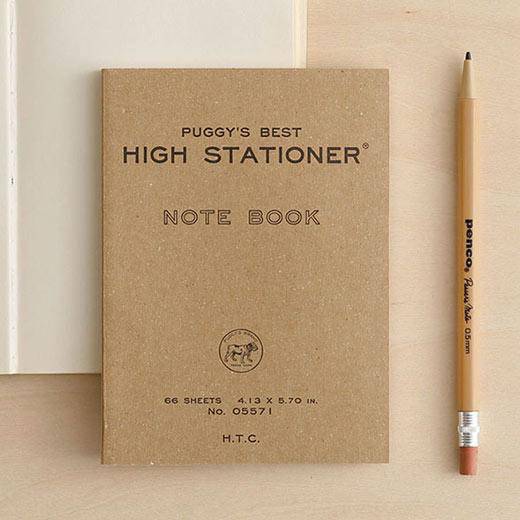 Puggy's Best Pocket Notebook detail by Hightide, cover design
