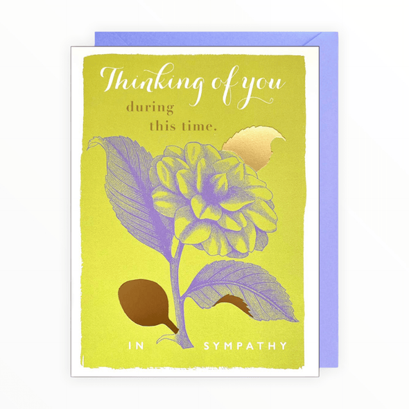 Sympathy Gold Flower - The Paper Drawer