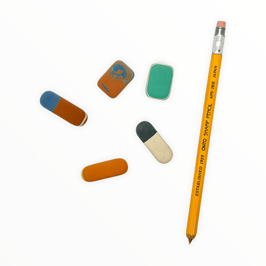 Pebble Erasers - Set of 5 - The Paper Drawer
