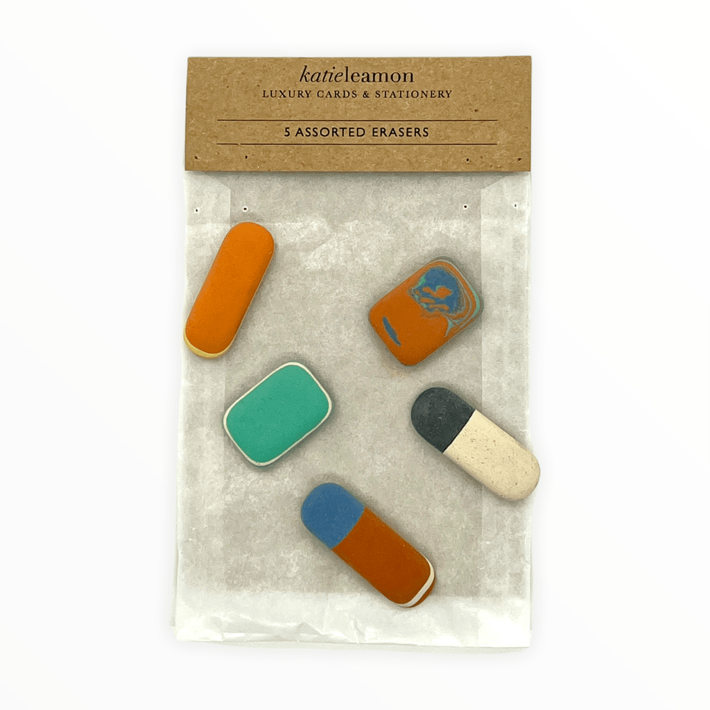 Pebble Erasers - Set of 5 - The Paper Drawer