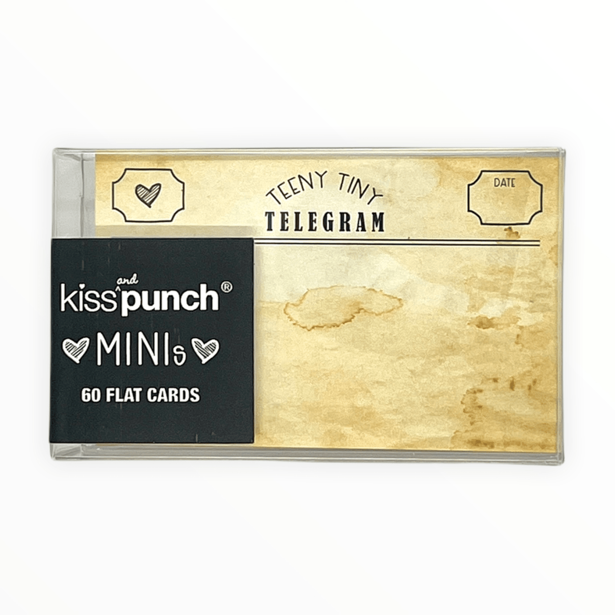 Teeny Tiny Telegram mini notecards detail by Kiss and Punch, individual card designs