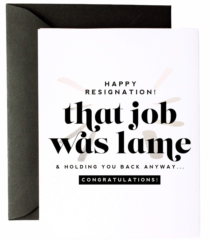 Happy Resignation - The Paper Drawer