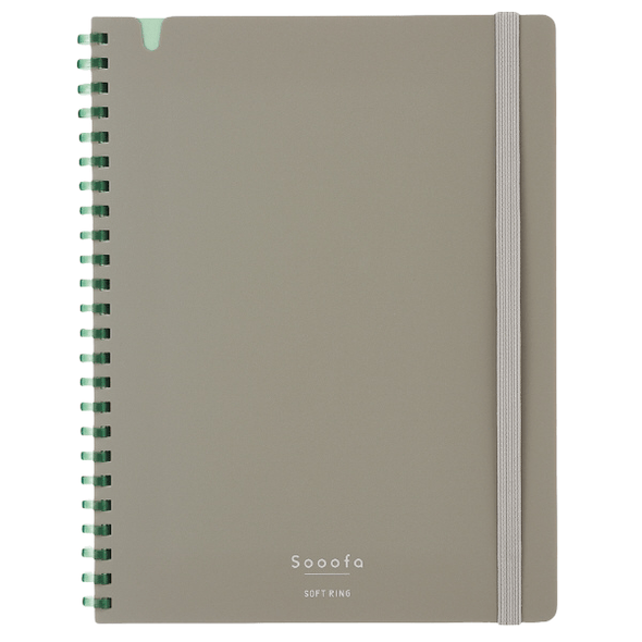 Kokuya Soft Ring Notebook Sooofa (Grid) - The Paper Drawer