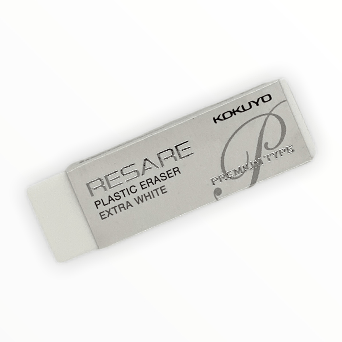 Resare Extra White Eraser detail by Kokuyo, eraser tip close-up