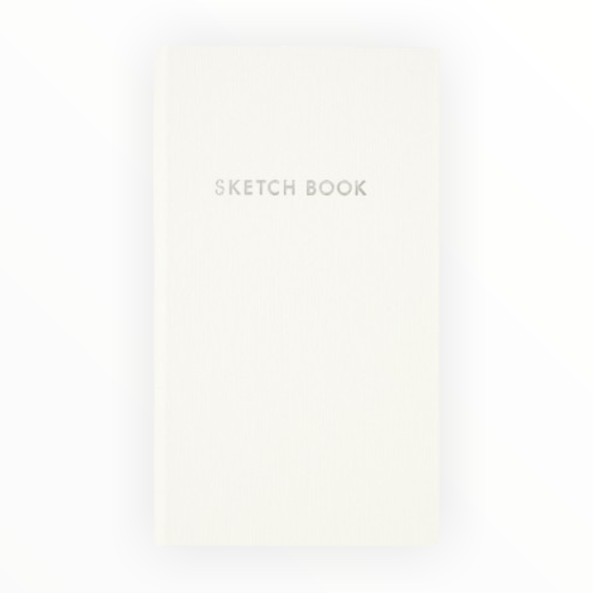 Sketch Book Field Notebook by Kokuyo, hardcover silver foil lettering, 3mm grid, 40 sheets, 3.7 x 6.5 inches