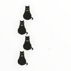 Black Cat Stationery Letterset - The Paper Drawer