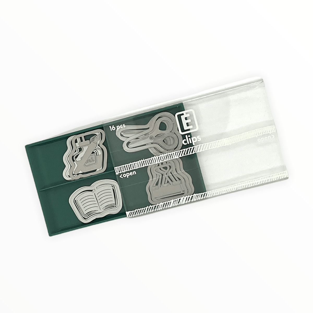 Stationery Etching Clips by Midori, sliding cover open