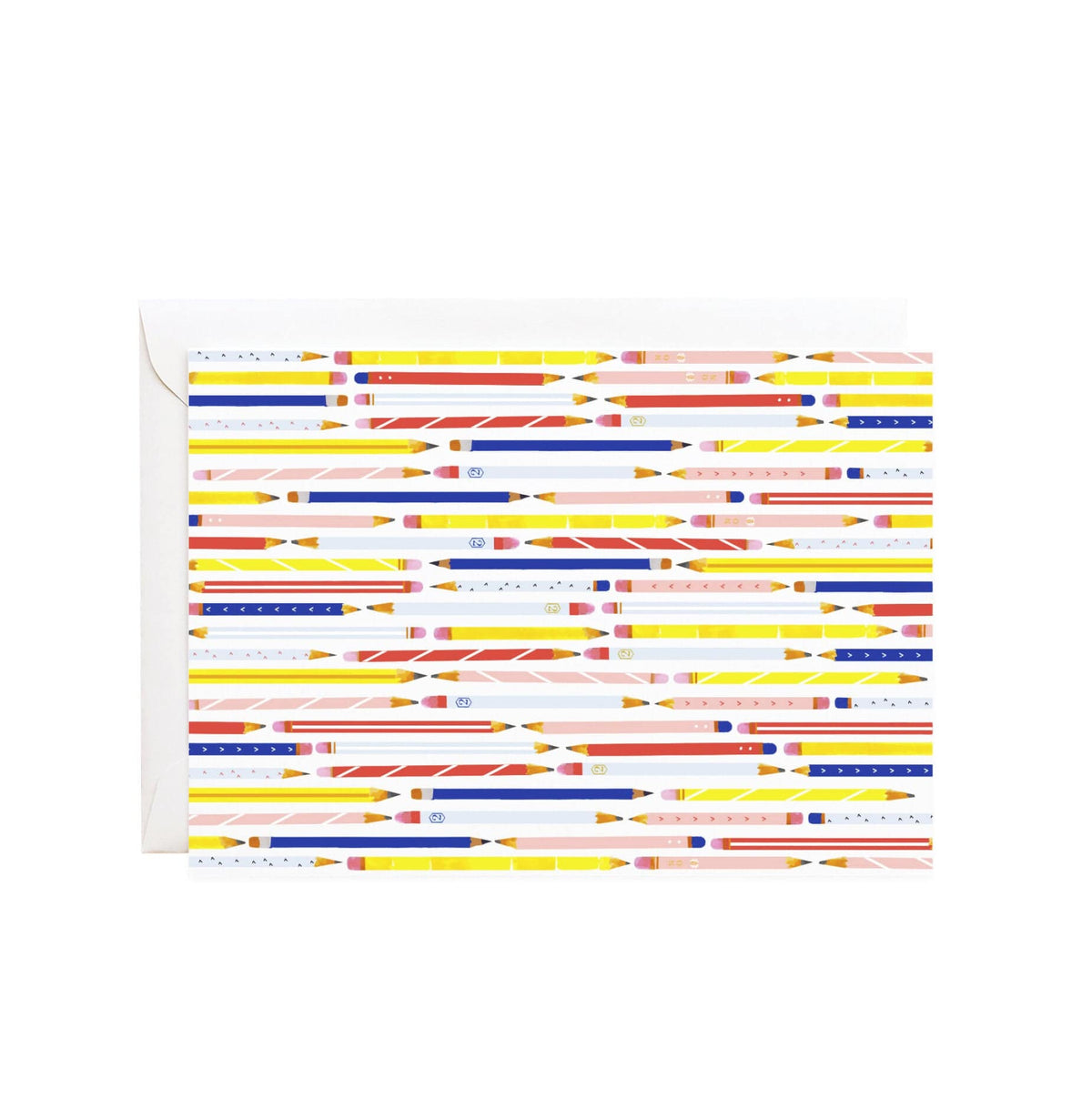 Bring Your Pencils Notecards detail by Mr. Boddington's Studio, card design