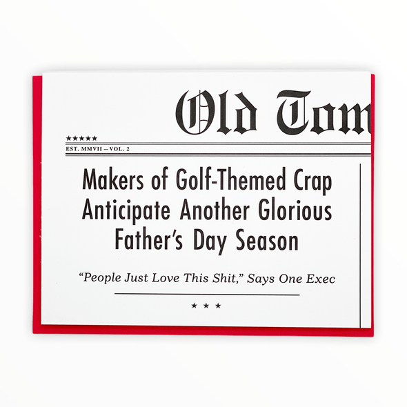 Golf-Themed Father's Day - The Paper Drawer