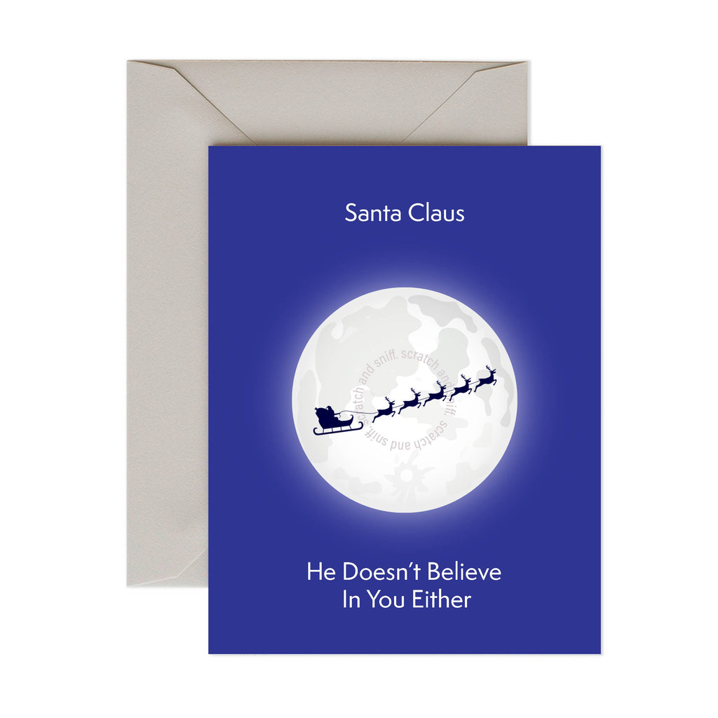 Santa Clause Non-Believer - Scratch and Sniff - The Paper Drawer