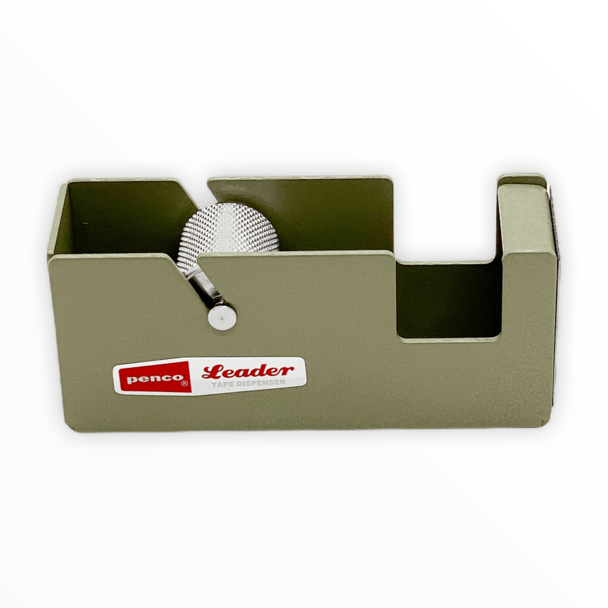 Leader Tape Dispenser in Ivory by Penco, heavy-duty steel