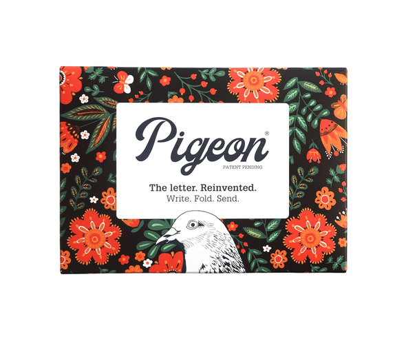 Pigeon Posted Folklore letter and envelope set of 6 by Pigeon Posted, origami-inspired, 3.75 x 5.25 inches, made in UK