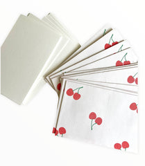 Cherry ~ Envelopes with Blank Notecards - The Paper Drawer