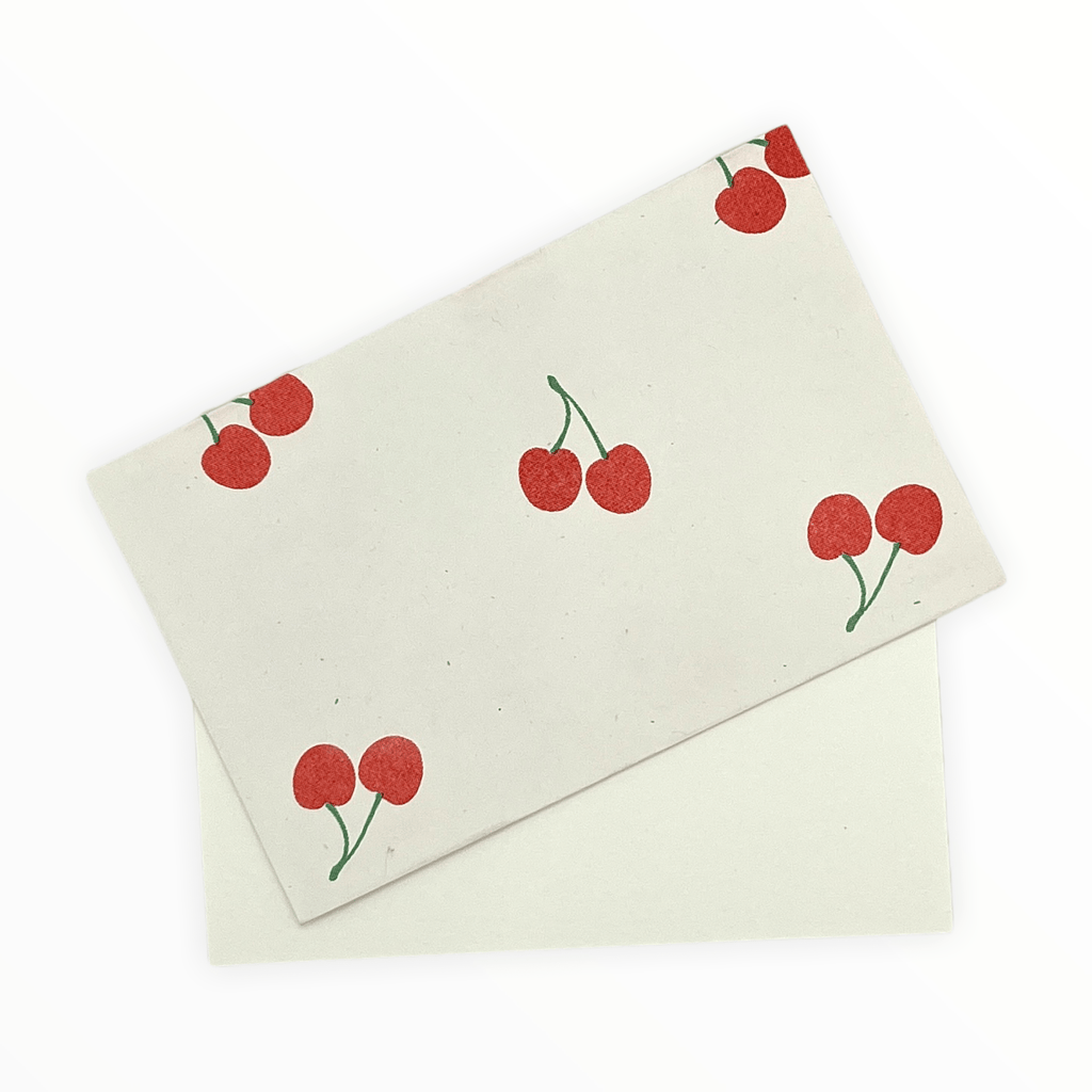 Cherry ~ Envelopes with Blank Notecards - The Paper Drawer