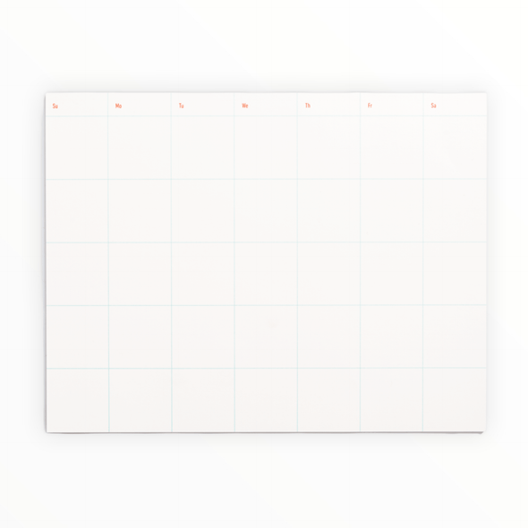 Weekly Calendar Notepad - The Paper Drawer