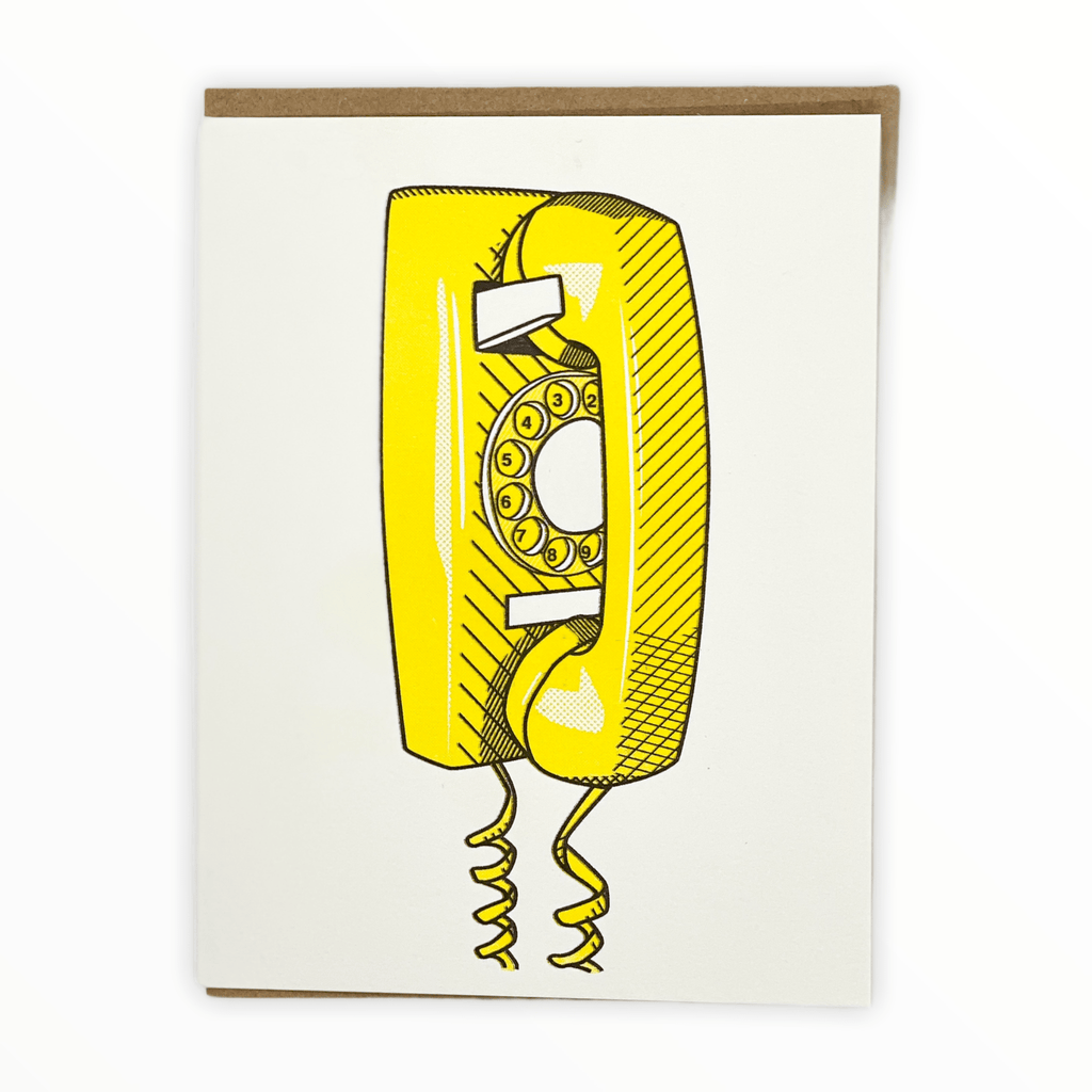 Rotary Phone Card - The Paper Drawer