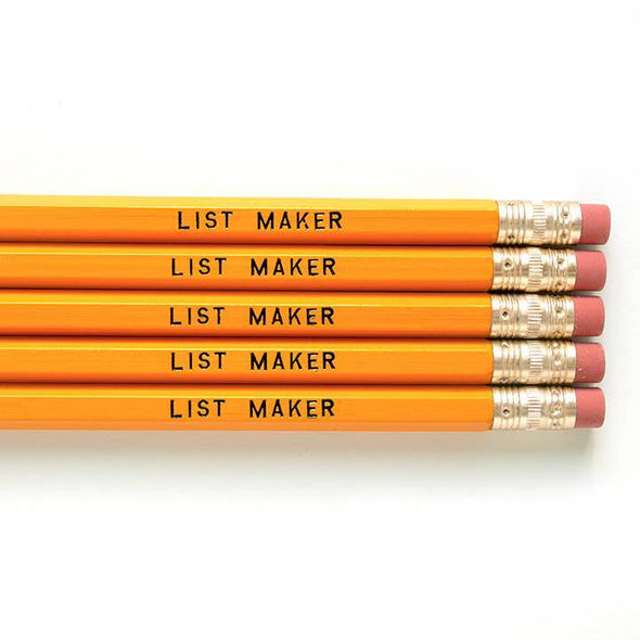 List Maker Pencils - The Paper Drawer