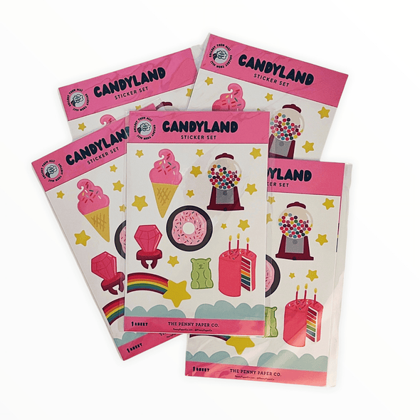 Candyland Sticker Sheet - The Paper Drawer