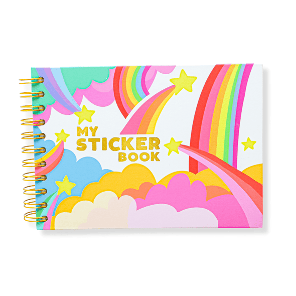 Hardcover Retro Style Sticker Book - The Paper Drawer