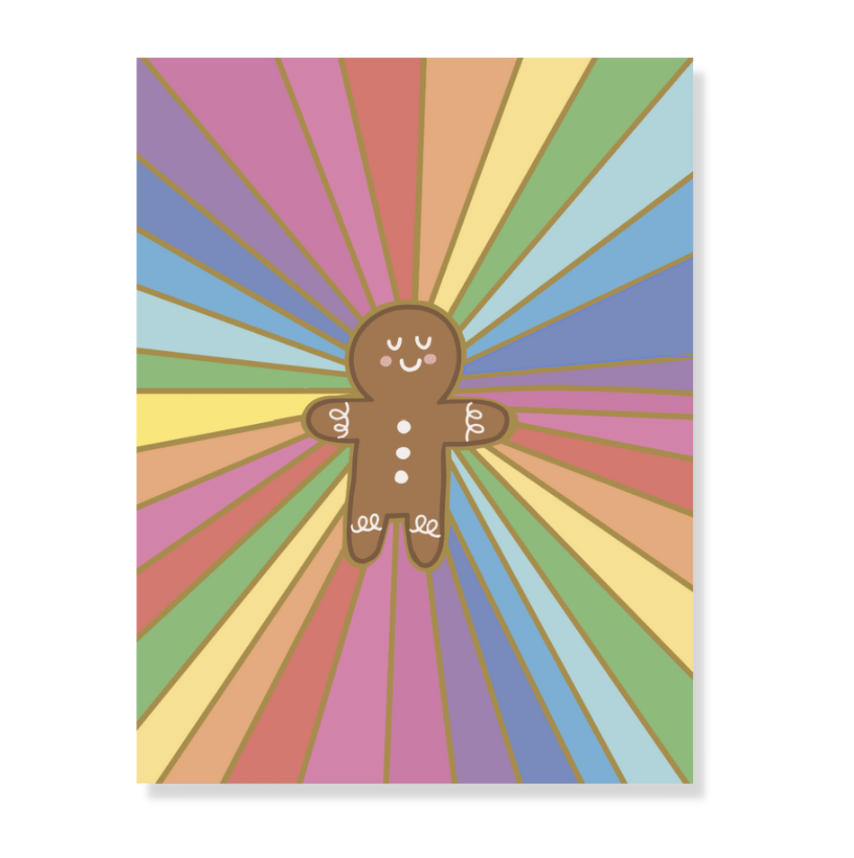 Groovy Gingerbread Man - The Paper Drawer