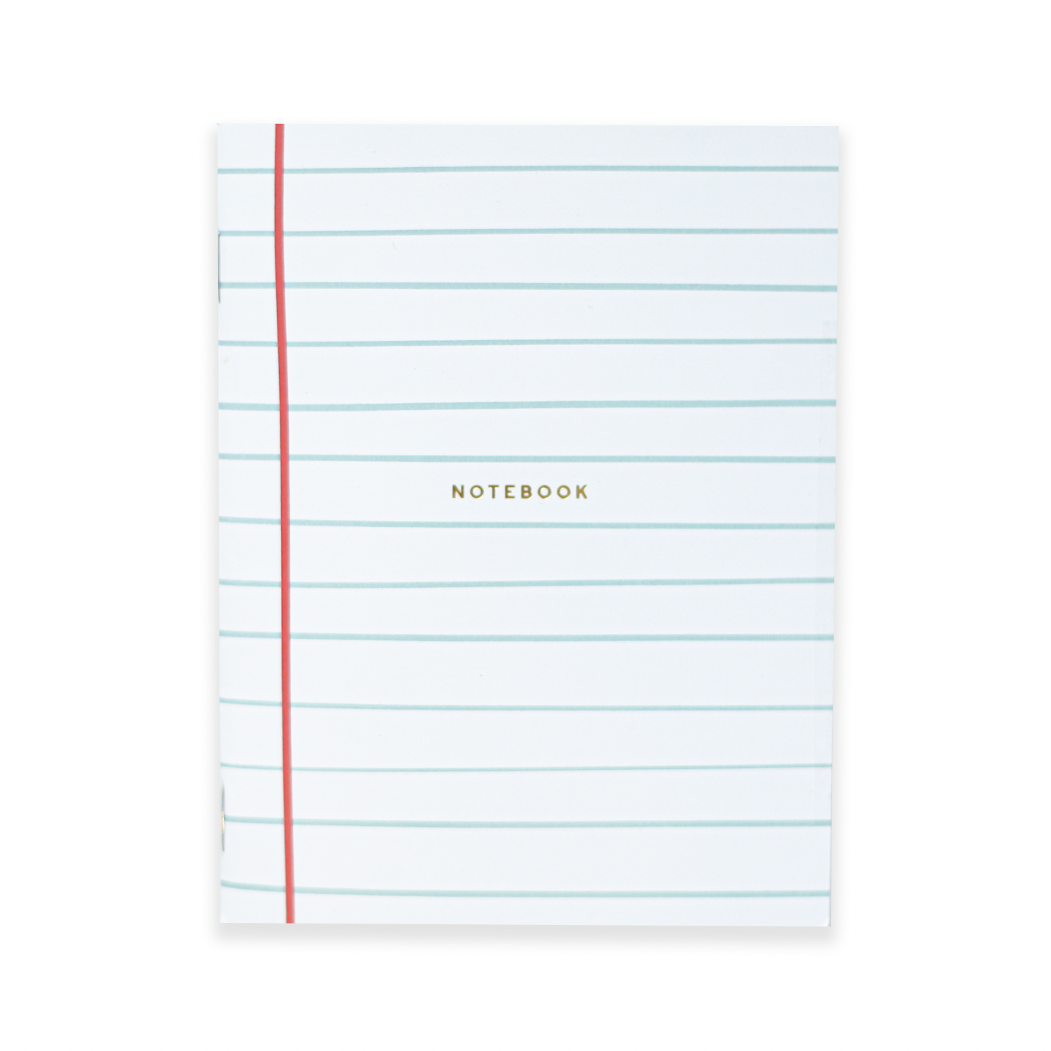 Old School Pocket Notebook by The Penny Paper Co., gold-foil stamped cover, 48 lined pages, 4.25 x 5.5 inches, made in Canada