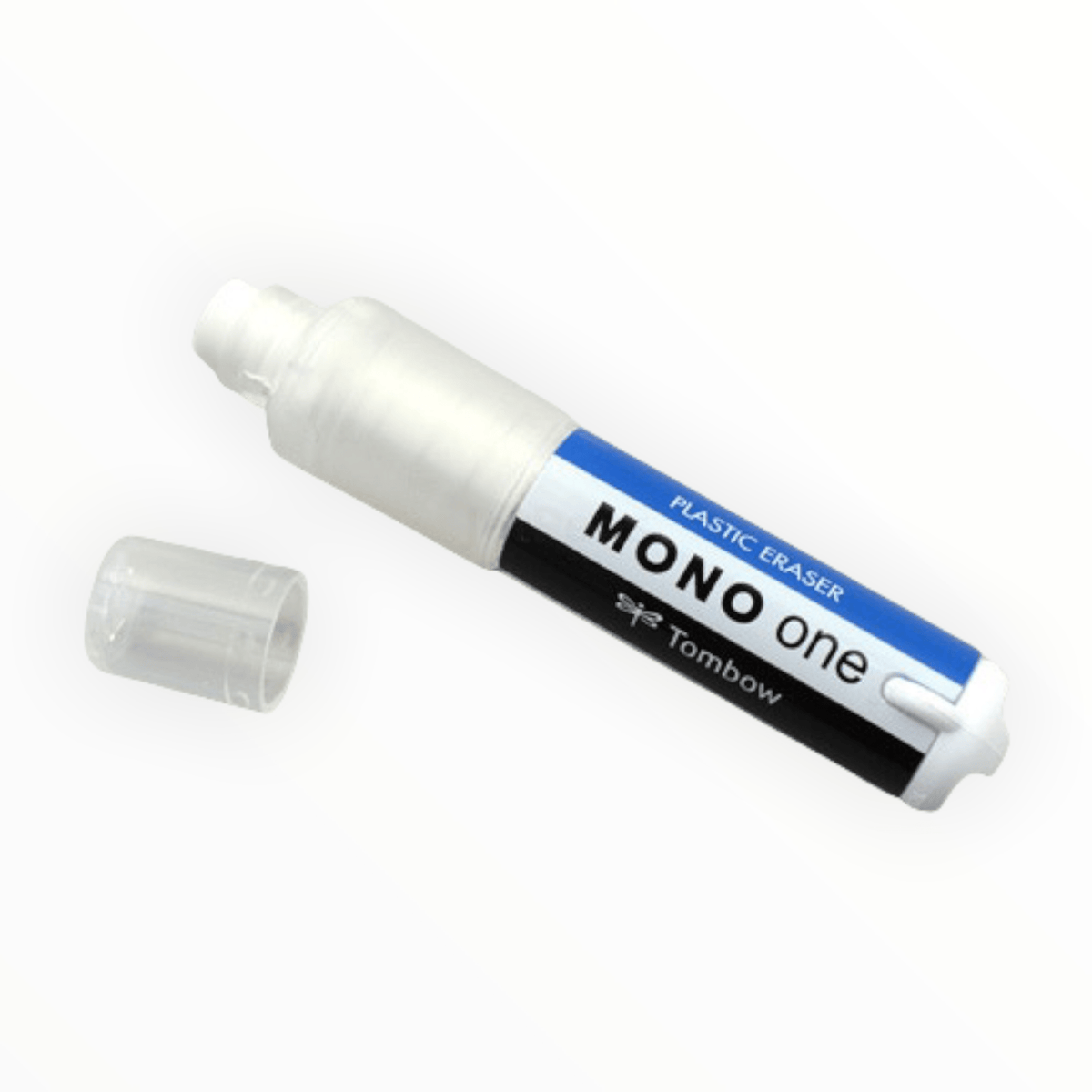 Tombow Mono One eraser detail by Tombow, rubber tip and cap detail