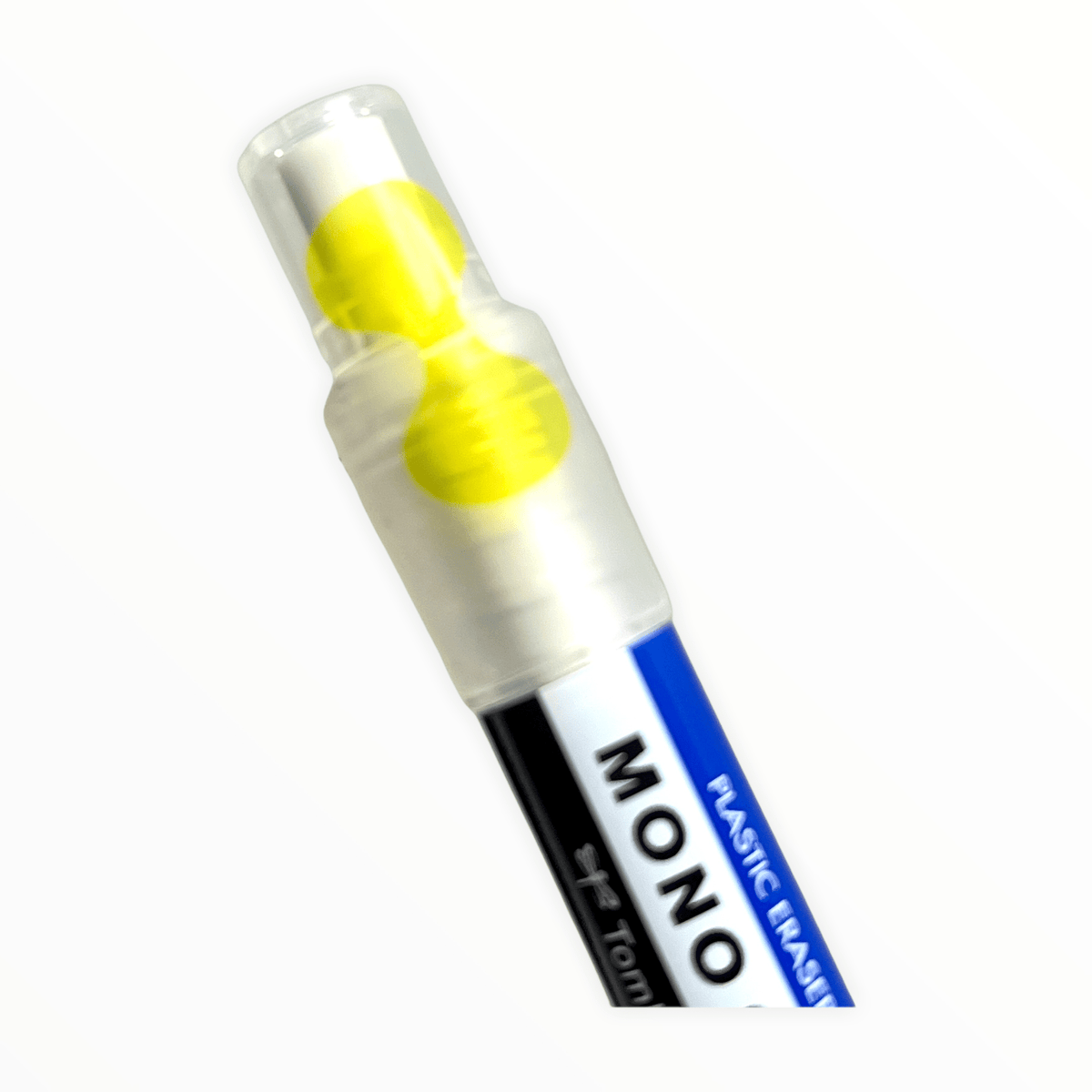 Tombow Mono One eraser by Tombow, loop detail for string or strap