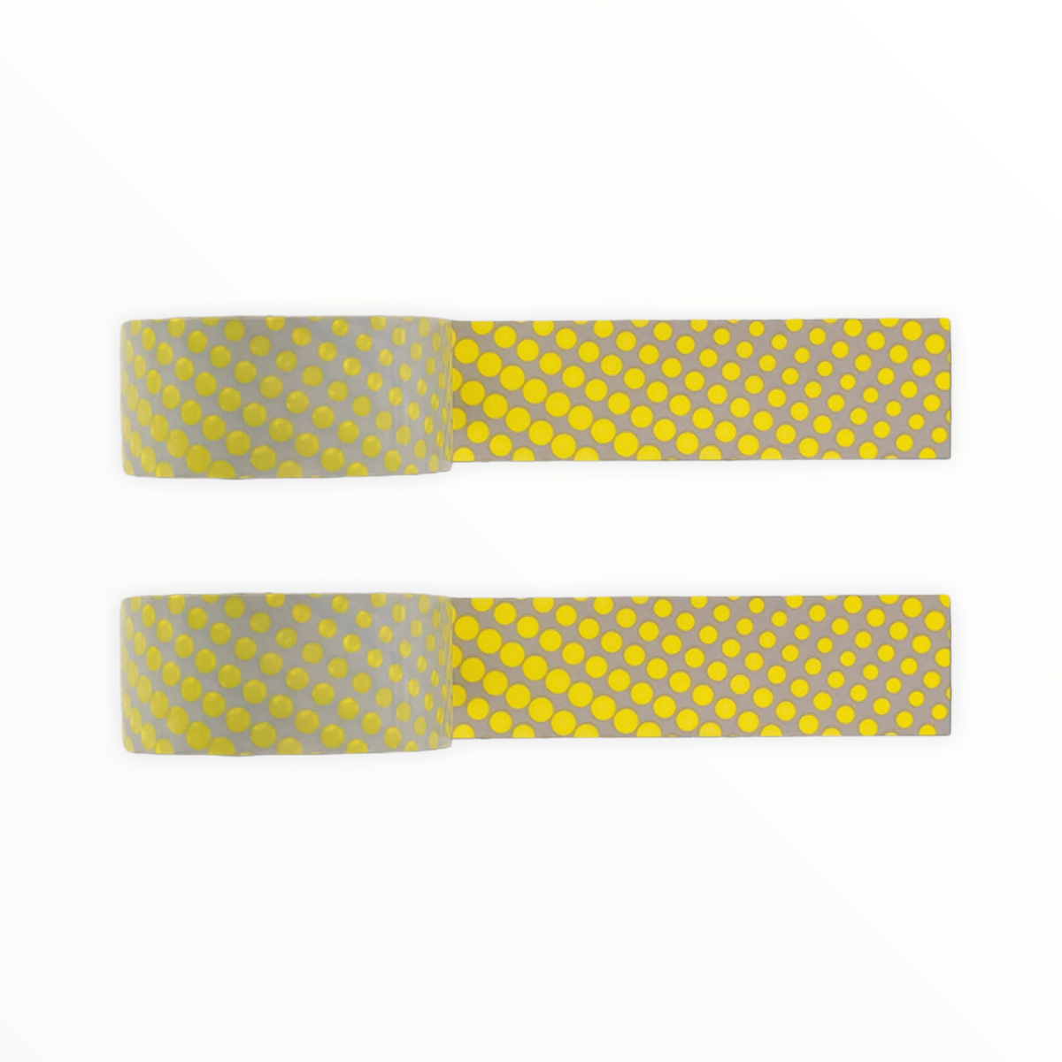 Bright Gold Dots Adhesive Tape by wowgoods, set of 2 rolls, 20mm x 10m, made in the Netherlands