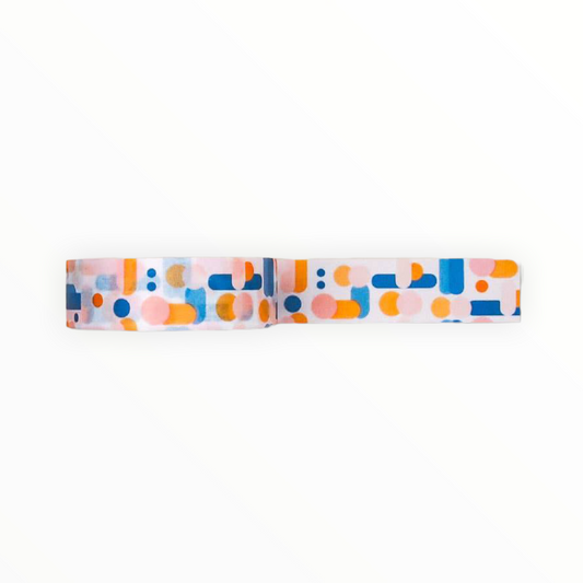 Mister Retro Washi Tape by wowgoods, retro pattern, 15mm x 10m, made in the Netherlands