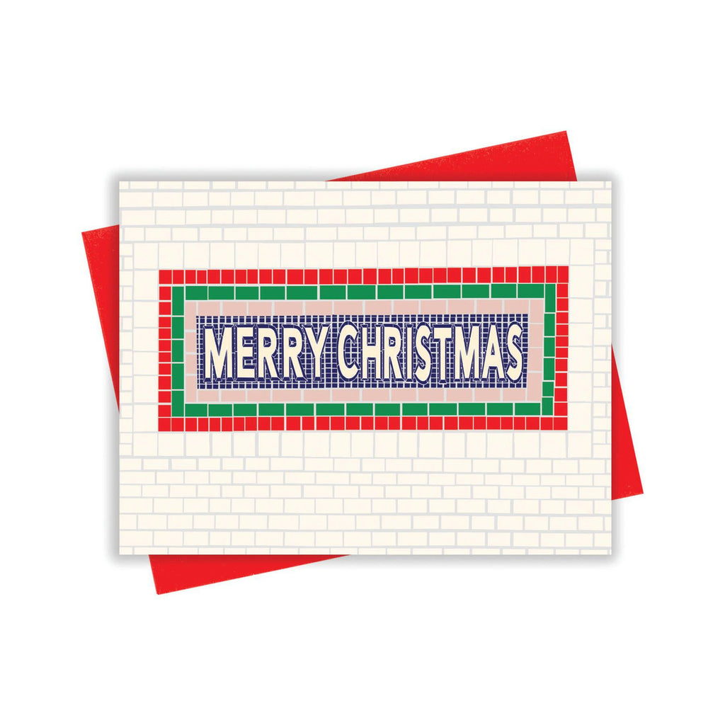 Subway Merry Christmas Card Boxed Set - The Paper Drawer
