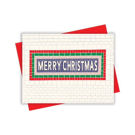 All the Santas Card Boxed Set by xou, 8 cards blank interior, red envelopes